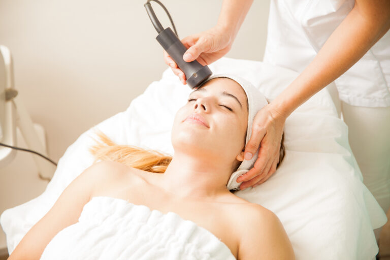 Beauty Clinic Kosmetik Radiofrequenz Gesichtsbehandlung