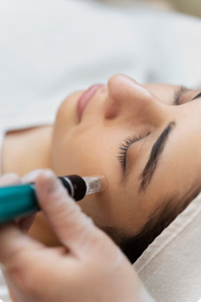 Microneedling Basel Kosmetik Gesichtsbehandlung Kosmetikerin Anti Falten Anti Aging